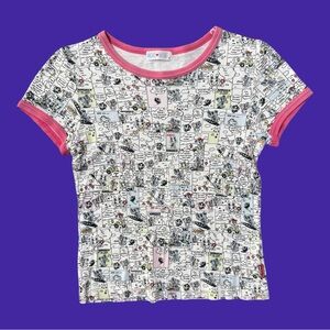 Angel Blue comic tee